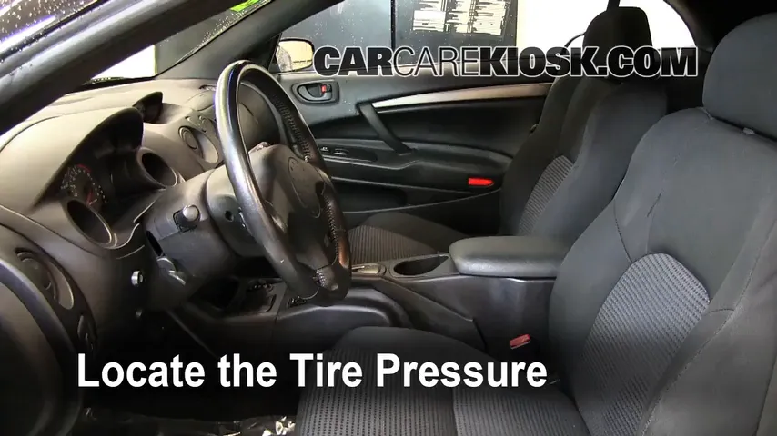 2005 Mitsubishi Eclipse Spyder GS 2.4L 4 Cyl. Tires & Wheels Check Tire Pressure